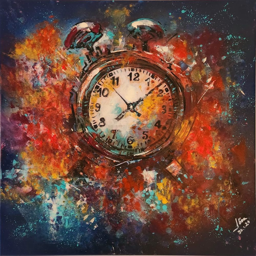 ArteDiAlina.com painting: Time is an illusion